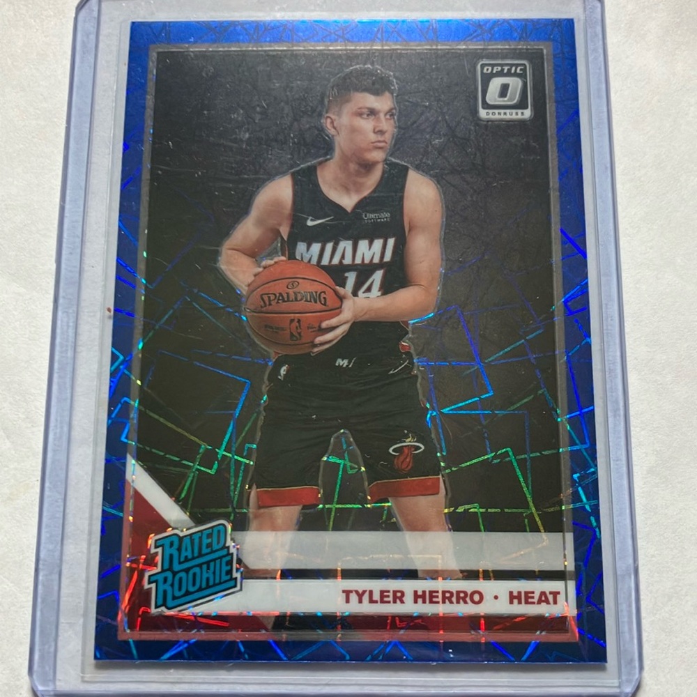 2019-20 Donruss Optic Tyler Herro Rated Rookie Miami Heat Rookie Card Mint